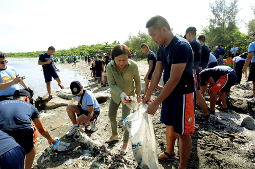 Clean and plant trees