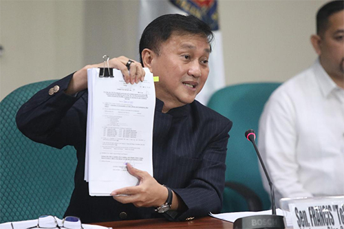 Tolentino presents Blue Ribbon report on DepEd laptop mess